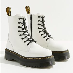 Dr. Martens Jadon Platform 8-Eye Boot (White)
